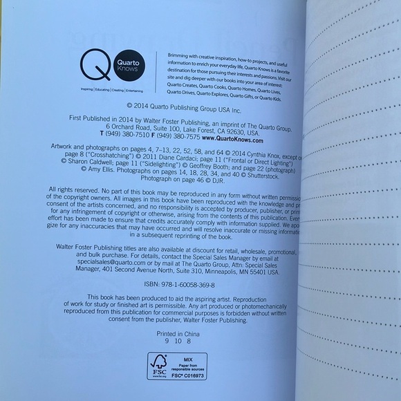 Walter Foster Pencil Drawing Book - Picture 5 of 16